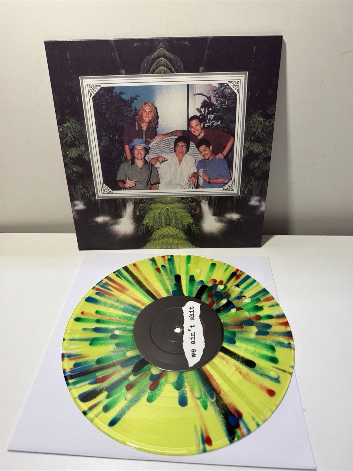 NOFX HOFX - Web Color Reissue Vinyl 10” - Yellow/green Colored Splatter