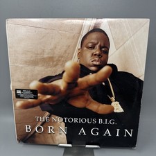 Vintage 1999 Notorious BIG Born Again 2xLP Vinyl Rap Hip Hop Bad Boy Arista 90s picture
