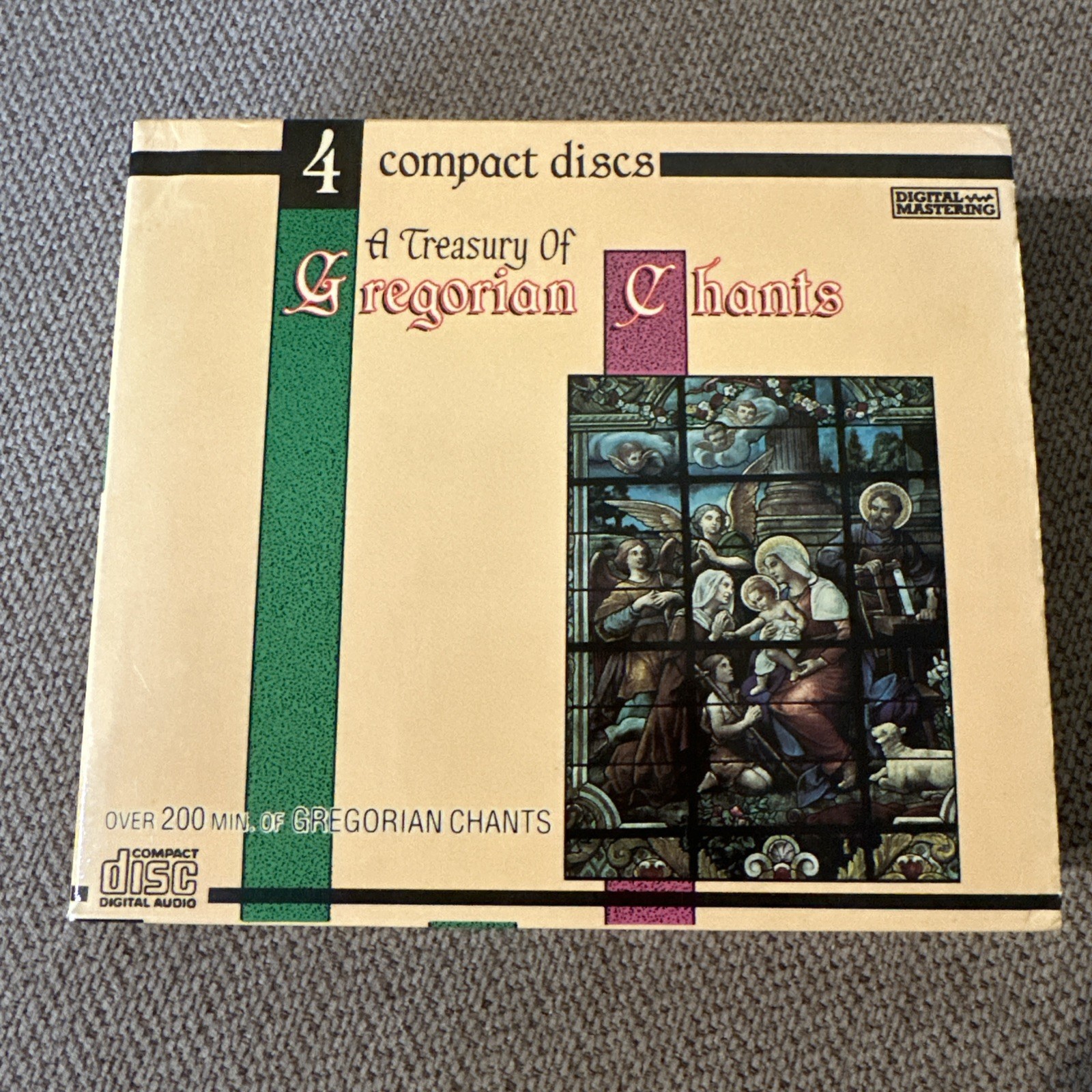 A Treasury of Gregorian Chants on Four Cassettes 200+ Minutes Benedictine Abbey