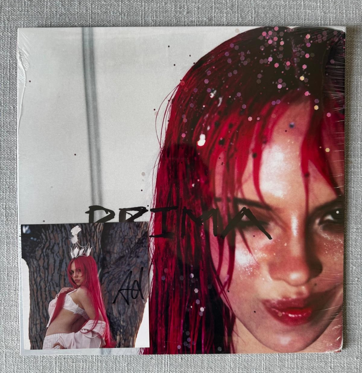 ADÉLA PRIMA Numbered Canadian Exclusive Marble Vinyl Poster Signed Card In-Hand