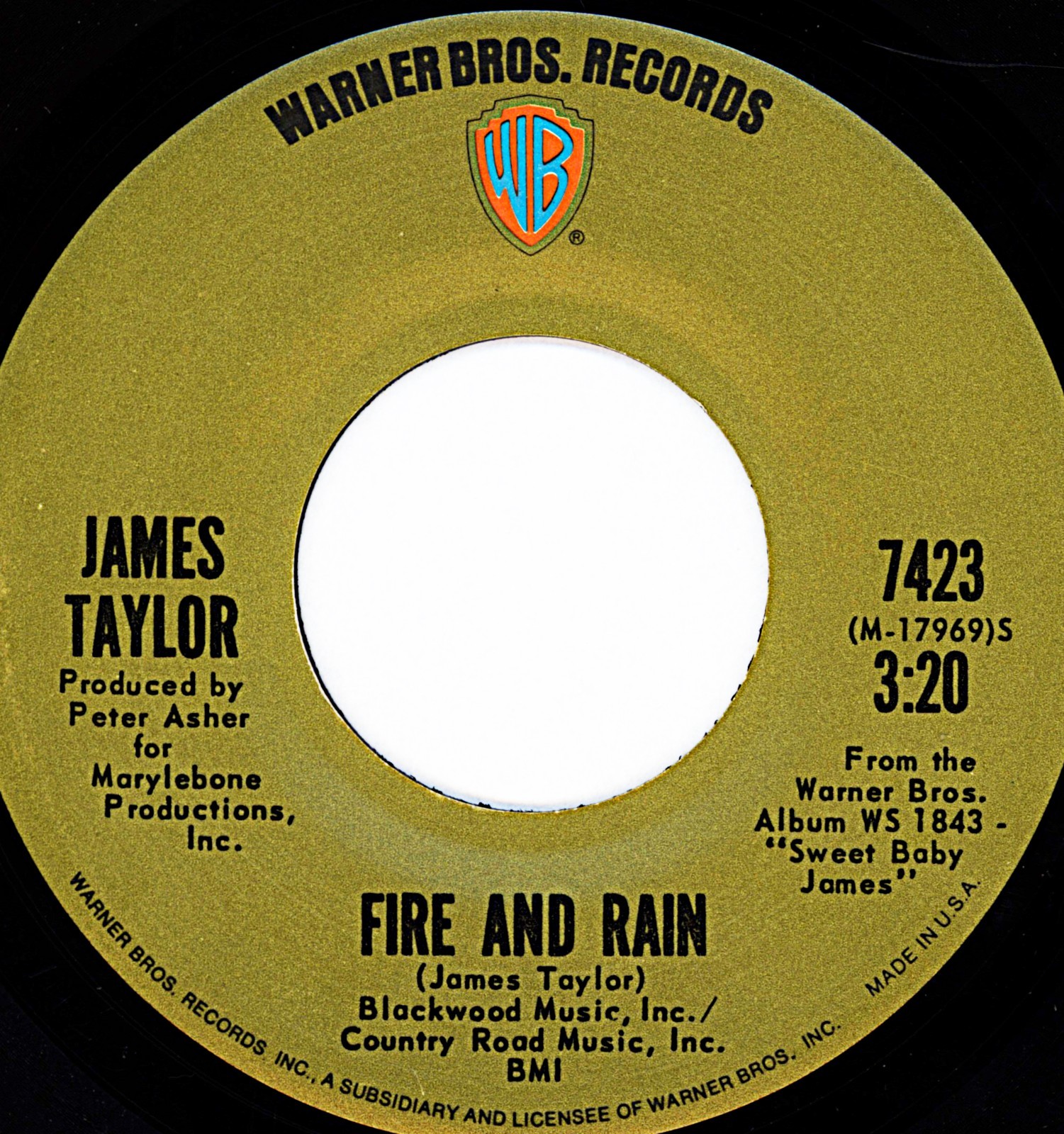 James Taylor - Fire and Rain / Anywhere Like Heaven