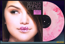 SELENA GOMEZ & THE SCENE Kiss & Tell LP on PINK SPLATTER VINYL Sealed NEW color picture