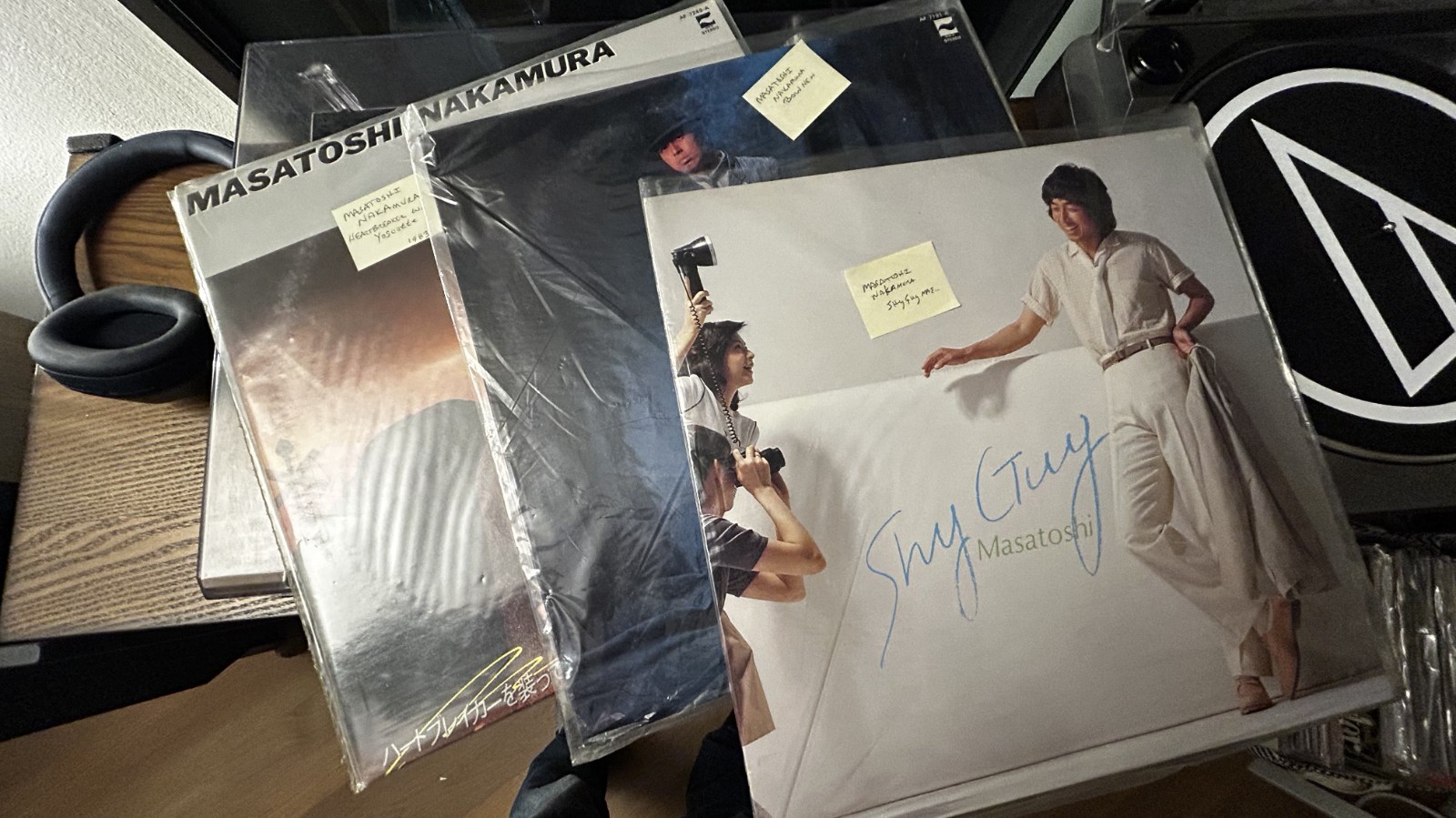 MASATOSHI NAKAMURA – 3 ALBUM JAPANESE IMPORT COLLECTION LOT – NEAR MINT – RARE -