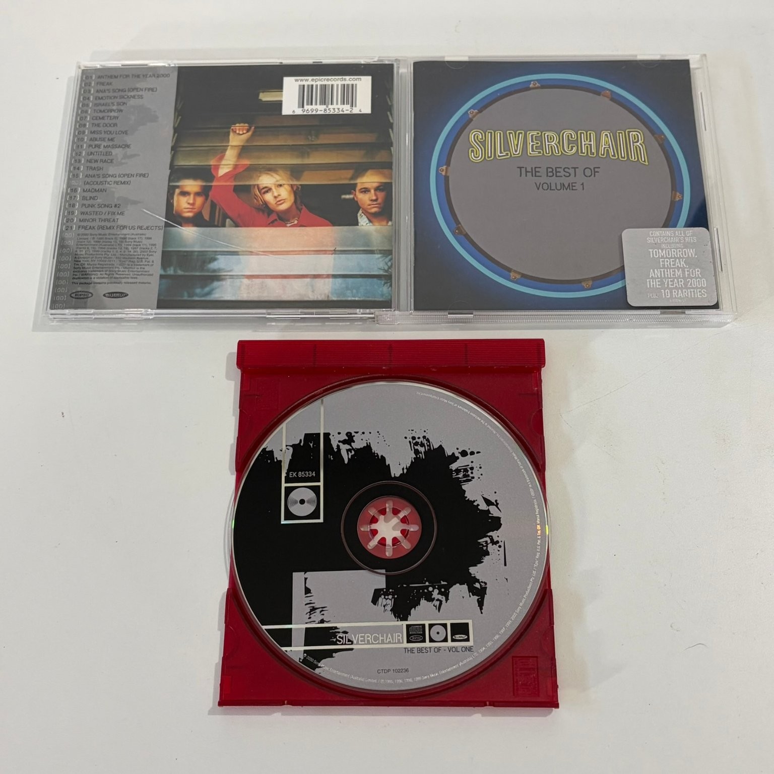 Silverchair - The Best Of Vol. 1 CD 2000 Hits Rarities Grunge Alternative Epic