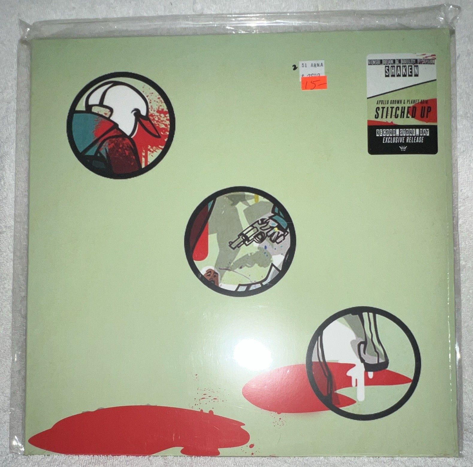Apollo Brown Planet Asia Gensu Dean Stitched Up & Shaken Vinyl LP RSD