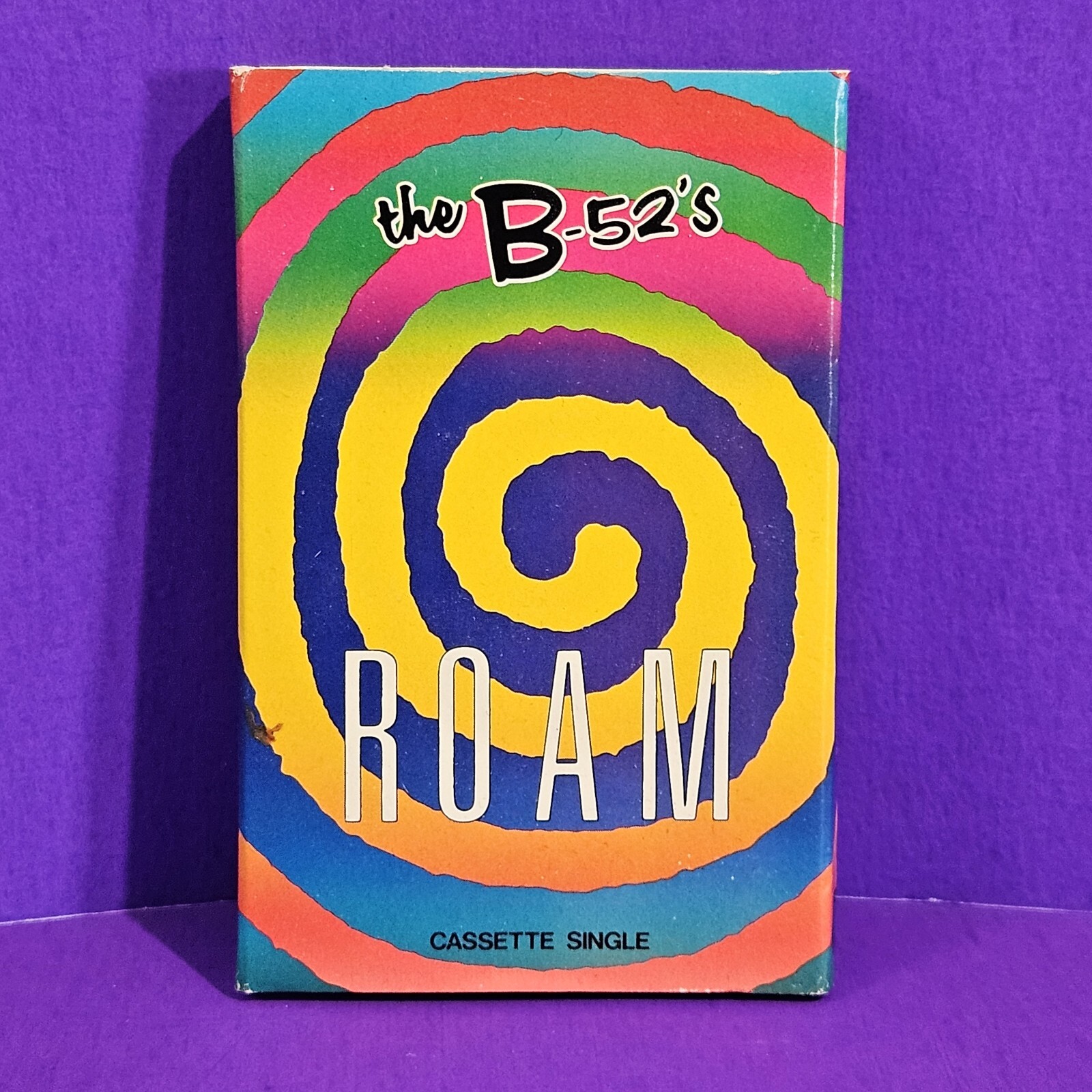 Vintage The B-52's ROAM Cassette Tape Single Roam/Bushfire 1989
