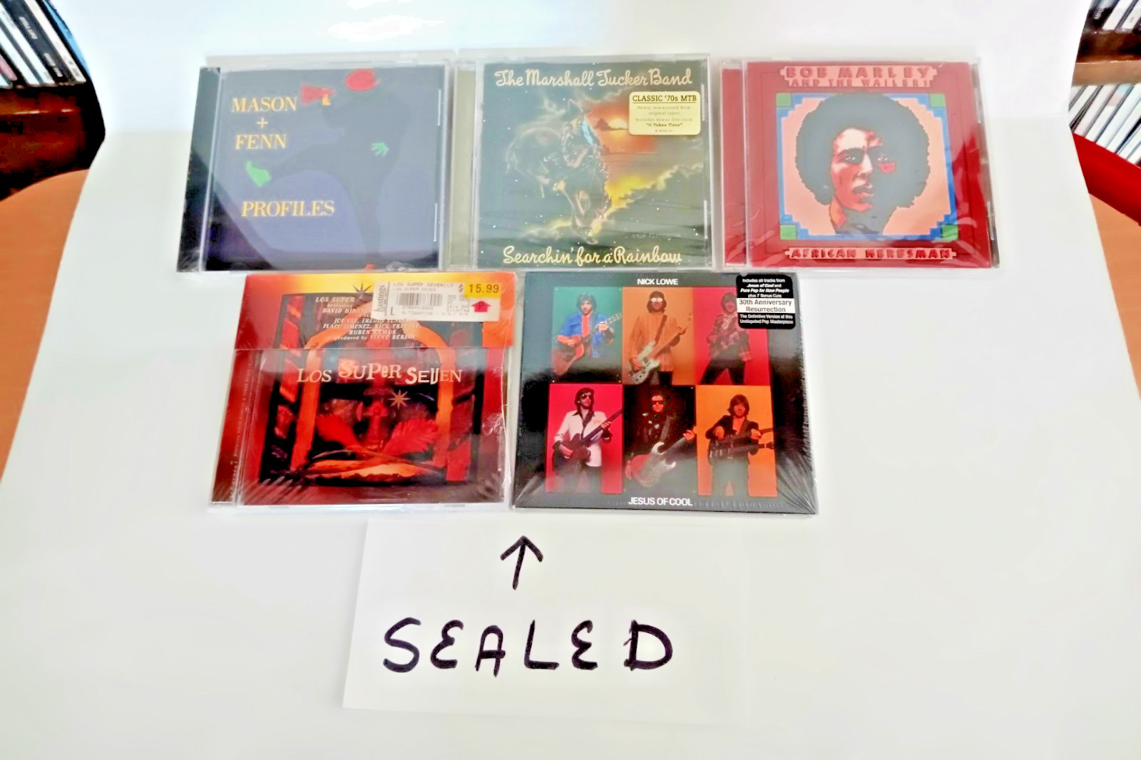 LOT OF 50 MOSTLY ROCK CD'S (See full list under description)
