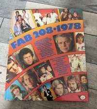 FAB 208 1978 Annual Vintage Music TV Magazine Annual Retro Collectable picture