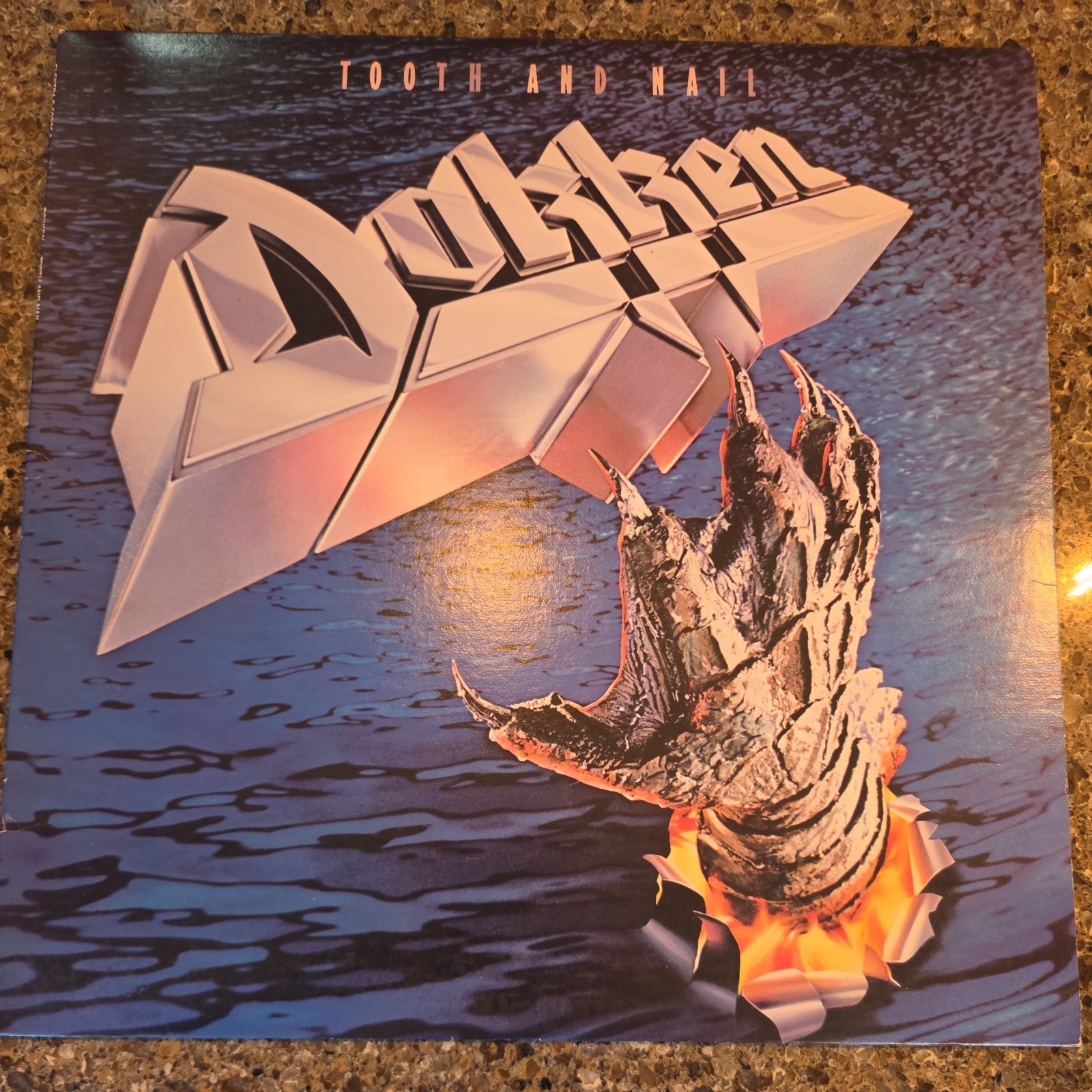 DOKKEN Tooth And Nail 1984 Elektra 60376 Vinyl LP Vintage Record Metal EX
