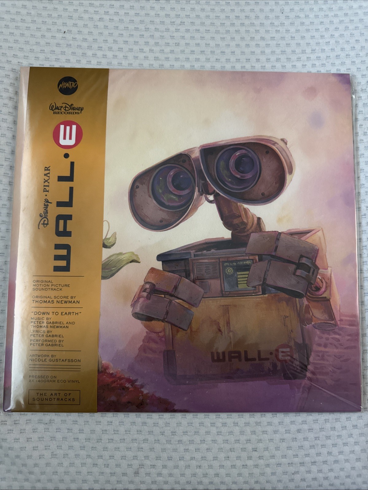WALL·E Soundtrack 2xLP Eco Color Vinyl by Mondo, Pixar, Disney, Newman
