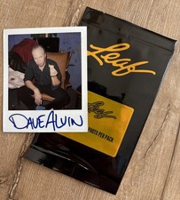 DAVE ALVIN 1/1 Leaf Photographic Signed Polaroid Rock Music Guitar The Blasters picture