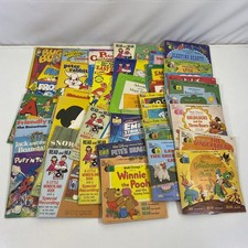 38 Vintage Books on Record Vinyls Scholastic Wonderland & Disneyland Records Lot picture