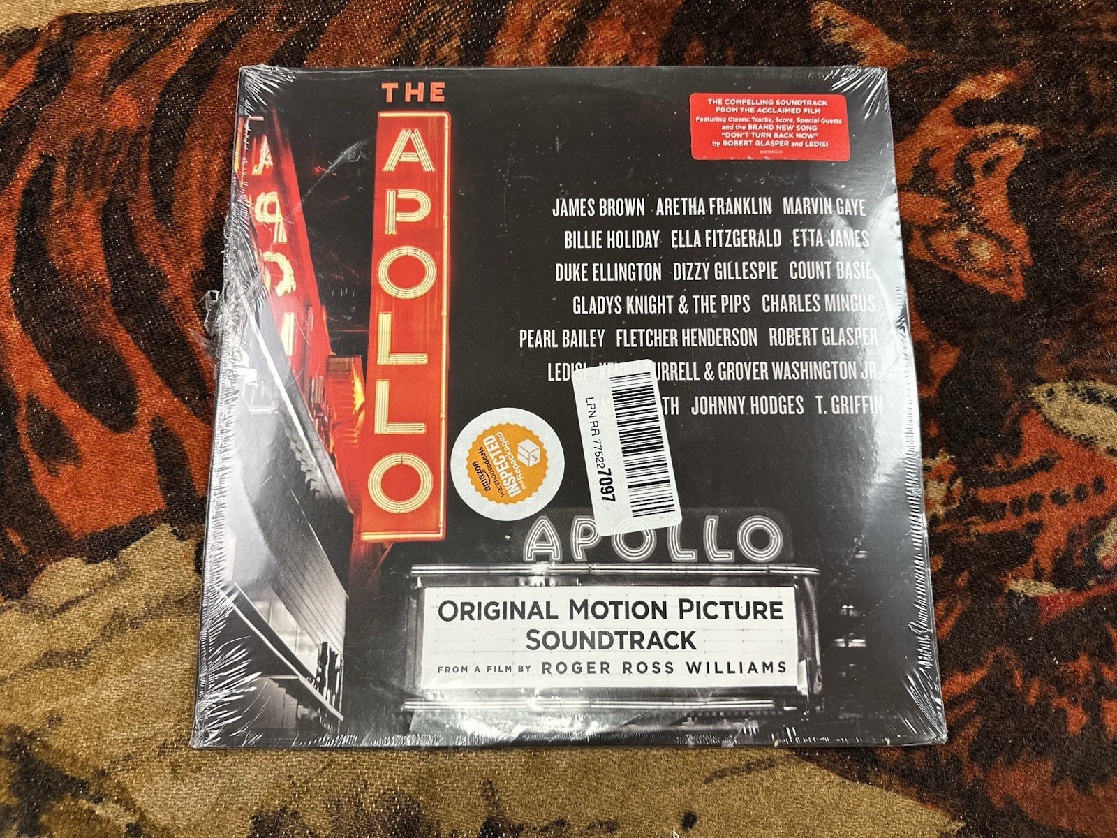 The Apollo Original Soundtrack Vinyl LP Various Artists New Sealed