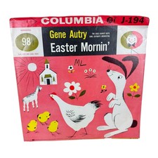 Vintage Gene Autry Easter Mornin' The Horse With The Easter Bonnet 1950s Record picture