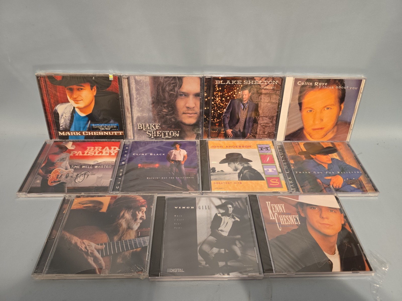 Lot of all Sealed Unopened CD's Music Various Artists Country Male Vocalist 