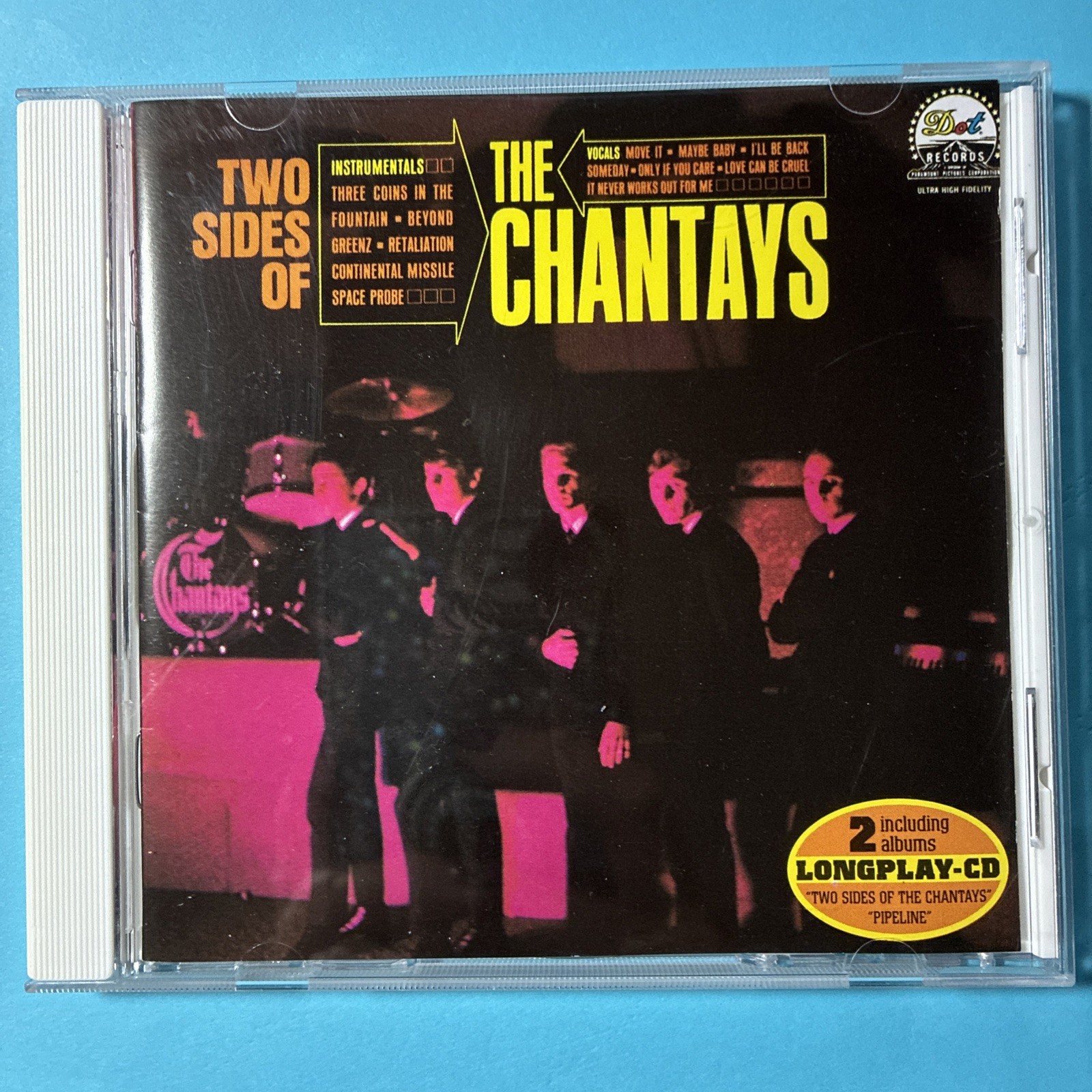 The Chantays - Two Sides of/Pipeline 2 on 1 CD - Good - 24 Tracks - Germany