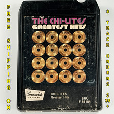 Chi-Lites Greatest Hits - Restored Tested 8 Track Tape - New Pad and Splice picture