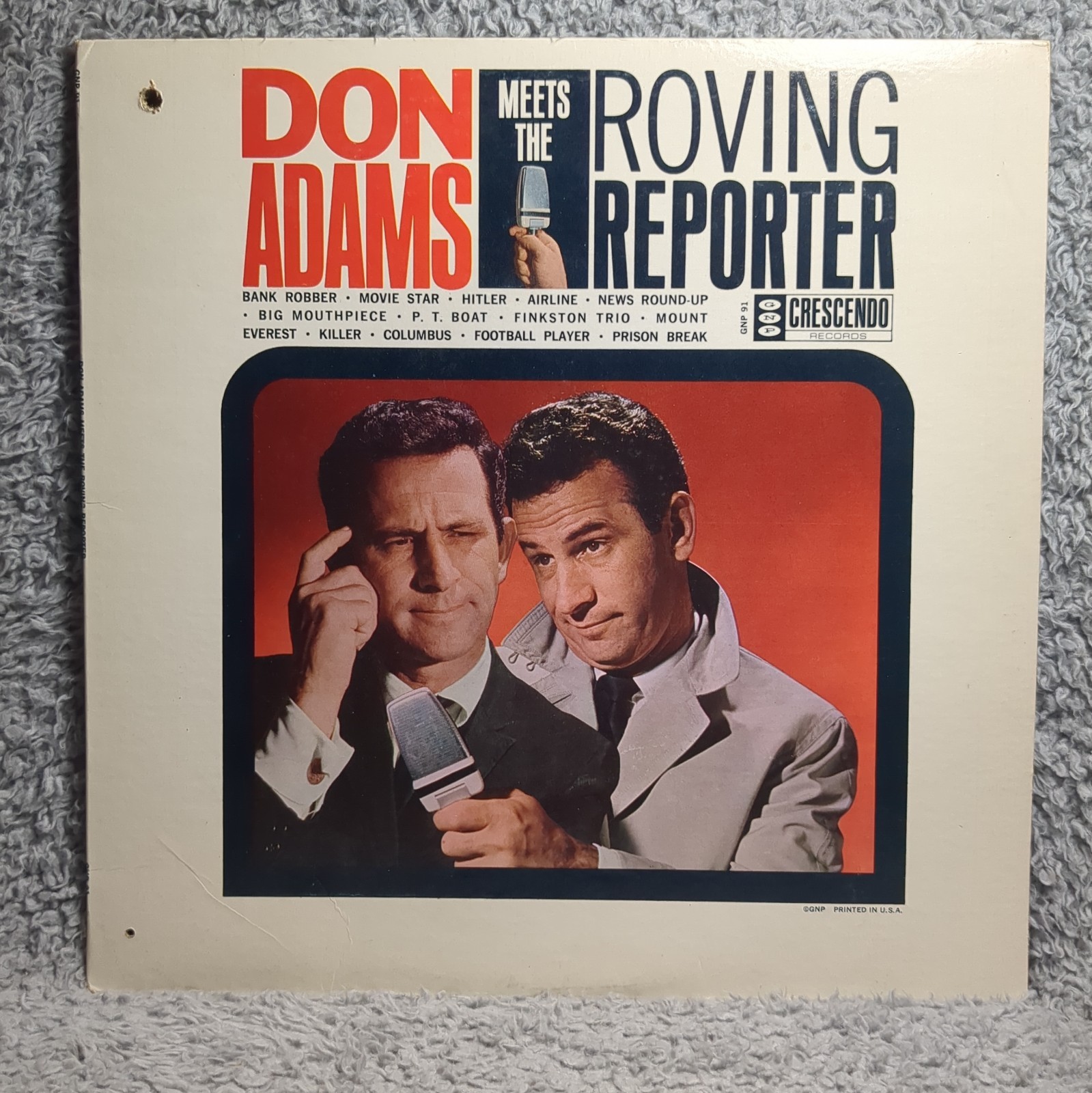 Don Adams Meets the Roving Reporter - Comedy LP