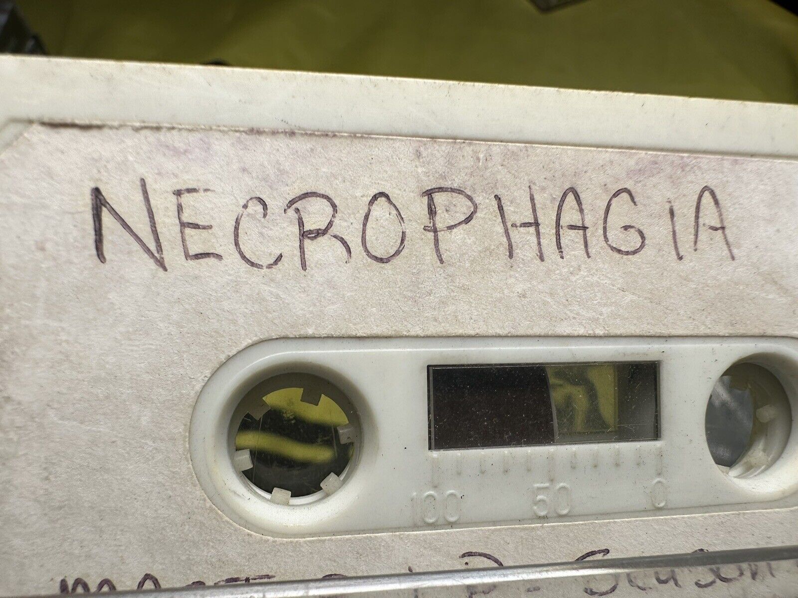 1987 NECROPHAGIA MASTER LP SEASON OF THE DEAD DEMO DEATH METAL CASSETTE OHIO