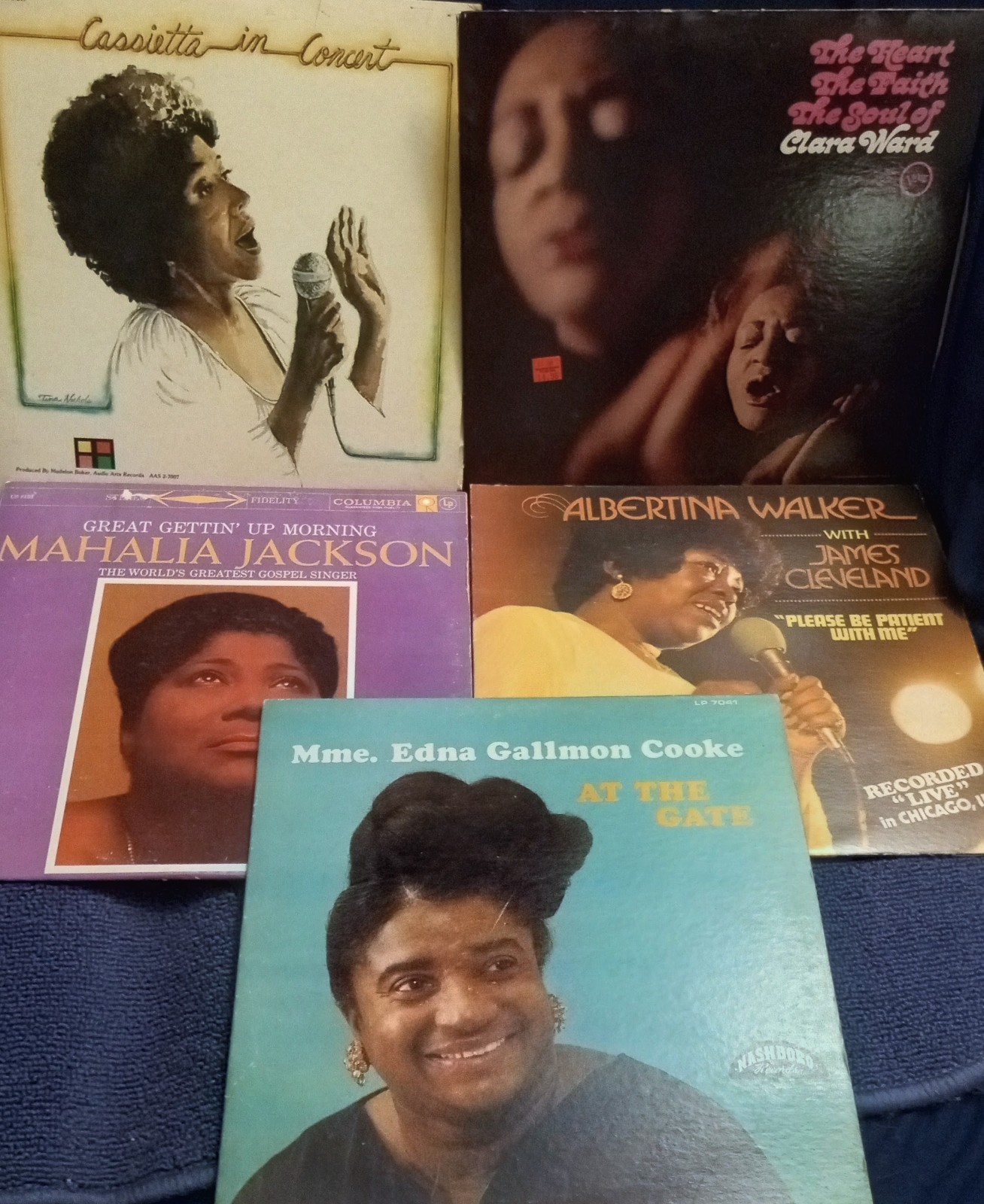 Vintage Black Gospel Albums Lot