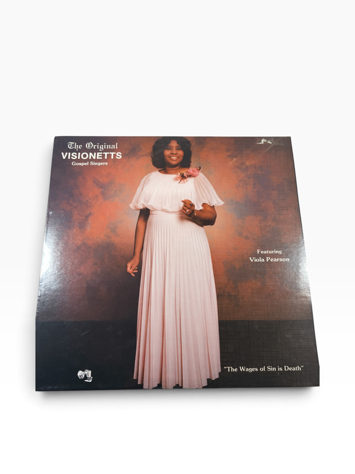 The Original Visionetts - The Wages of Sin is Death LP Record DJD Gospel 33 RPM