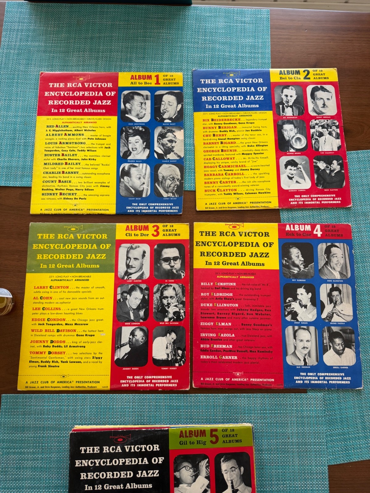 RCA VICTOR  ENCYCLOPEDIA  OF  RECORDED  JAZZ  12 ALBUM SET