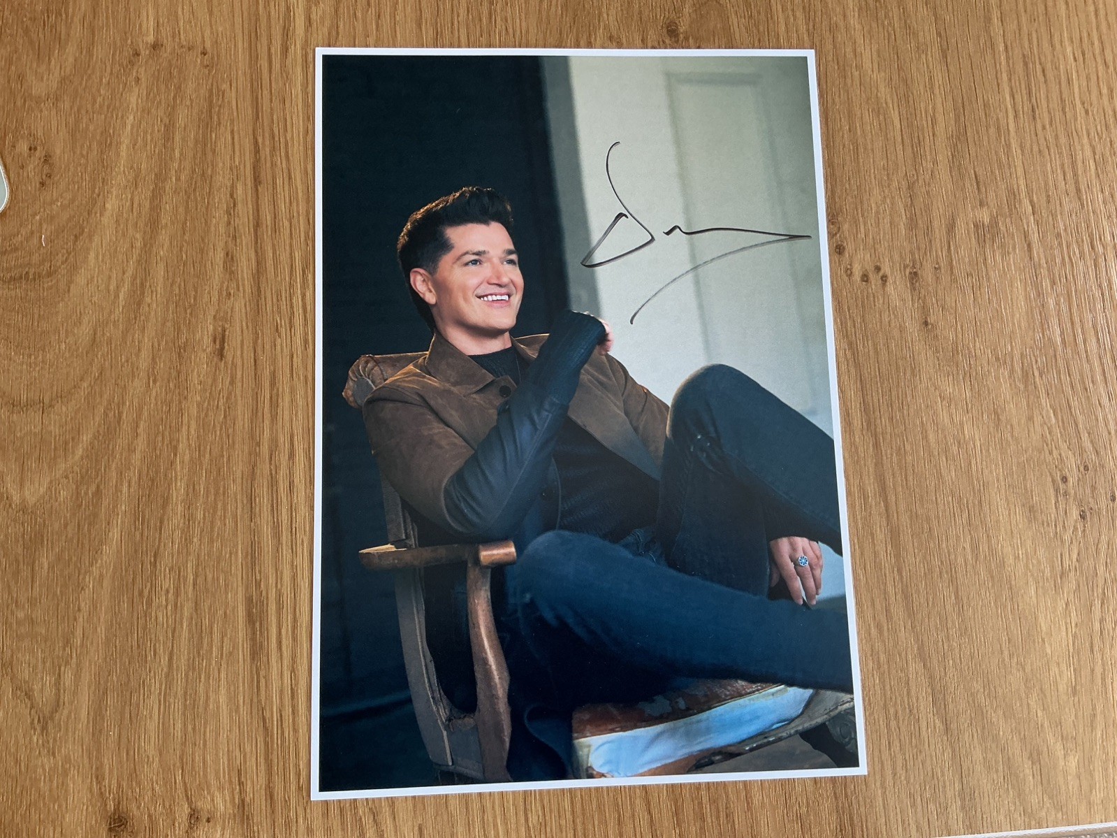 The Script Man Who Can’t Be Moved Signed Lyrics, Signed Photo And CD