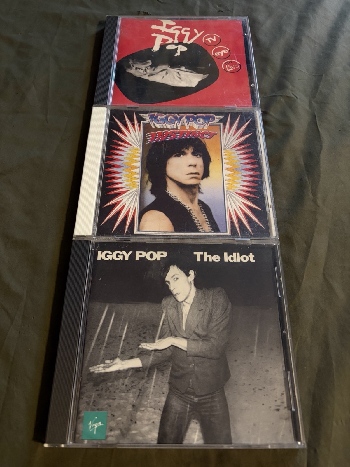IGGY POP - The Idiot / Instinct / TV Eye 1977 Live [3CD LOT]