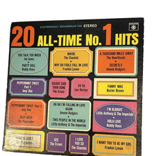 20 ALL-TIME NO. 1 HITS Various LP  r 25290 (Vinyl, Roulette) VG 9.99 picture