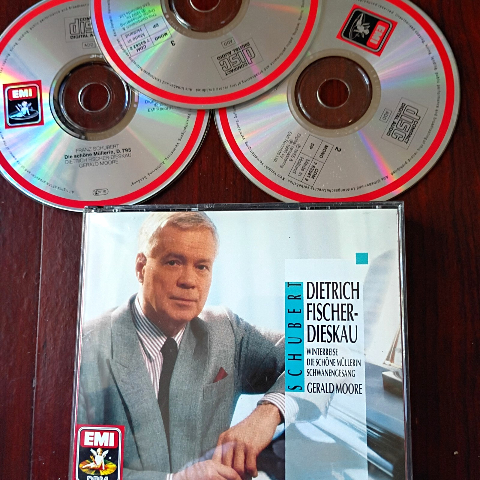 Dietrich Fischer-Dieskau, Gerald Moore Schubert Lieder CD EMI 1995 7 65241 2