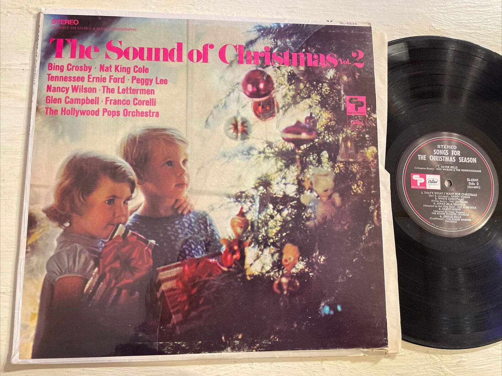 Songs For The Christmas Season V/A LP Capitol Stereo Wrong Jacket  Shrink VG+