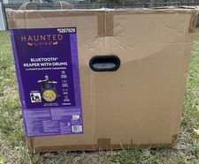 Lowe’s Haunted Living Bluetooth Reaper with Drums Halloween Prop, MPN 5267929 picture