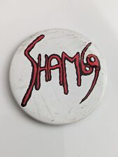SHAM 69 Vintage Punk Rock Pin Badge - Damaged picture