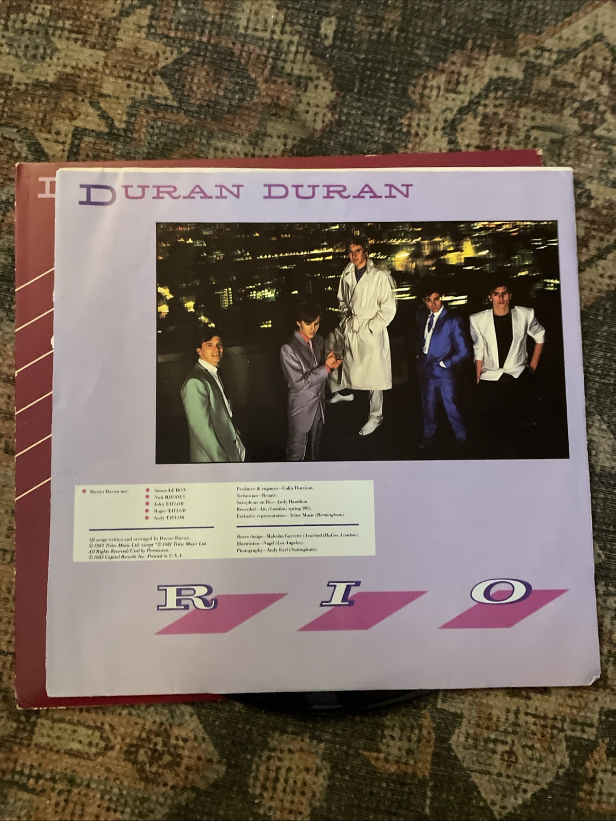 Duran Duran/Rio/1982/Vinyl,LP, Album, Club Edition R 163452/FREE SHIPPING/EX/VG+