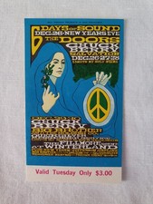 Vintage Ticket-The Doors-December 1967 -Winterland San Francisco CA + FREE Photo picture