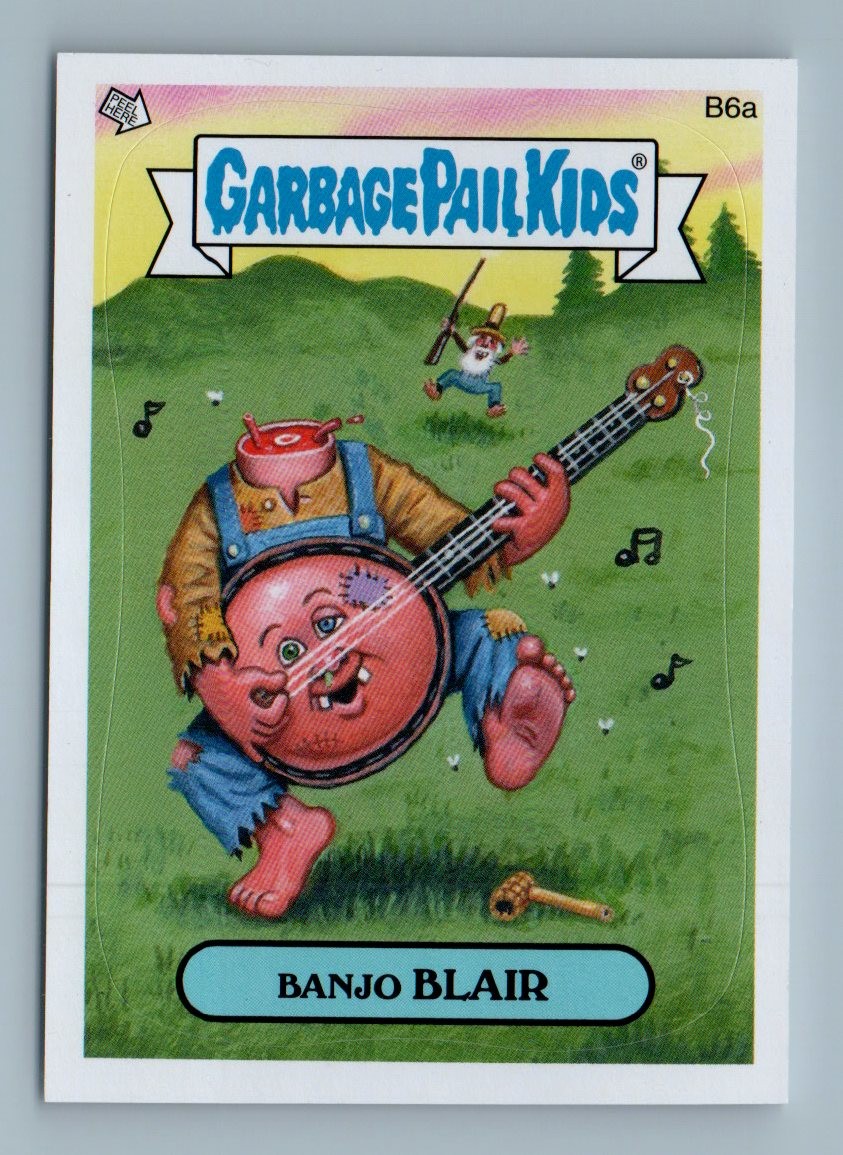 2012 Banjo Blair #B6a Garbage Pail Kids Brand-New Series 1 Bonus Sticker