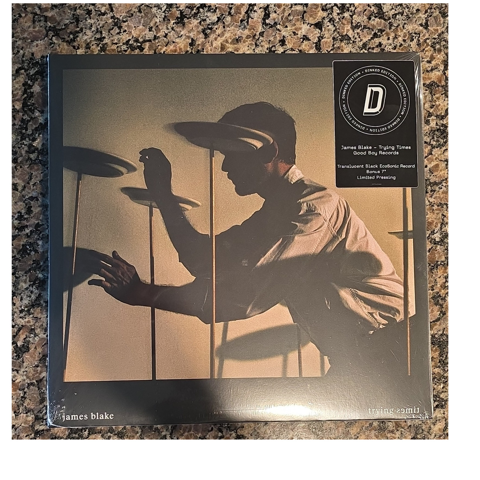 James Blake Trying Times Dinked Edition Translucent Black Vinyl Bonus 7