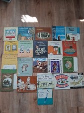Children's Book/Vinyl Record Lot: Scholastic Records, Listen & Learn, **Read** picture