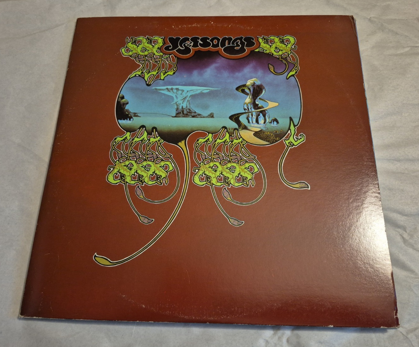 Yes Yessongs 3xLP 1973 Vinyl Atlantic SD 3-100 Triple Gatefold Reissue Prog Rock