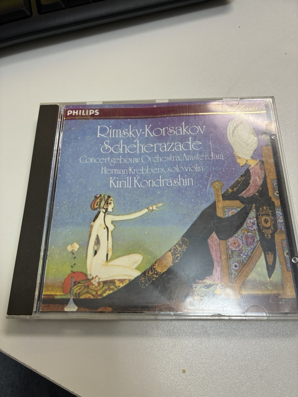 Rimsky-Korsakov Scheherazade Kondrashin Concertgebouw Philips West Germany CD 40