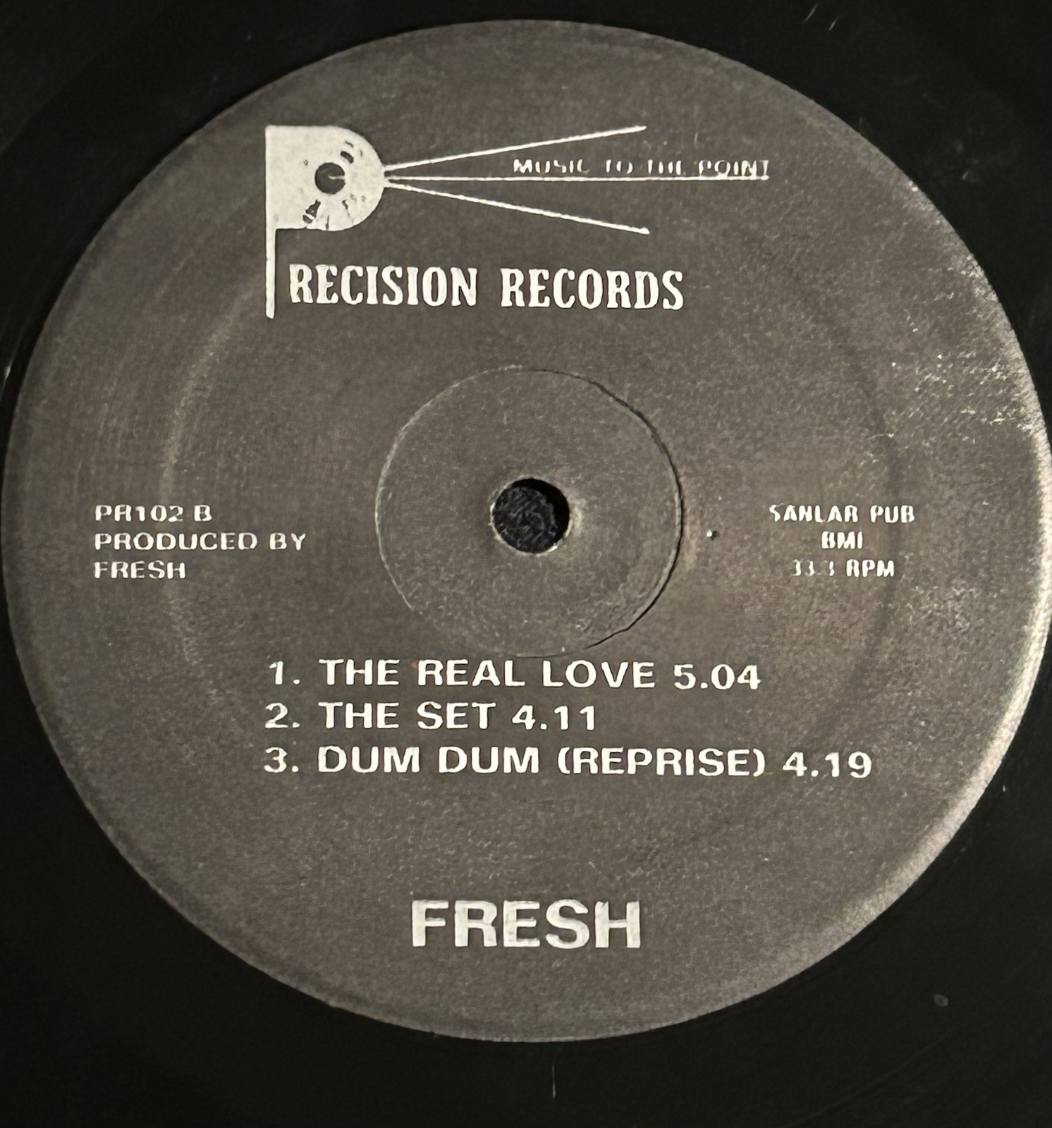 FRESH “ DUM DUM/REAL LOVE “ ORIGINAL PRESSING PRECISION 1984 WBMX CLASSIC