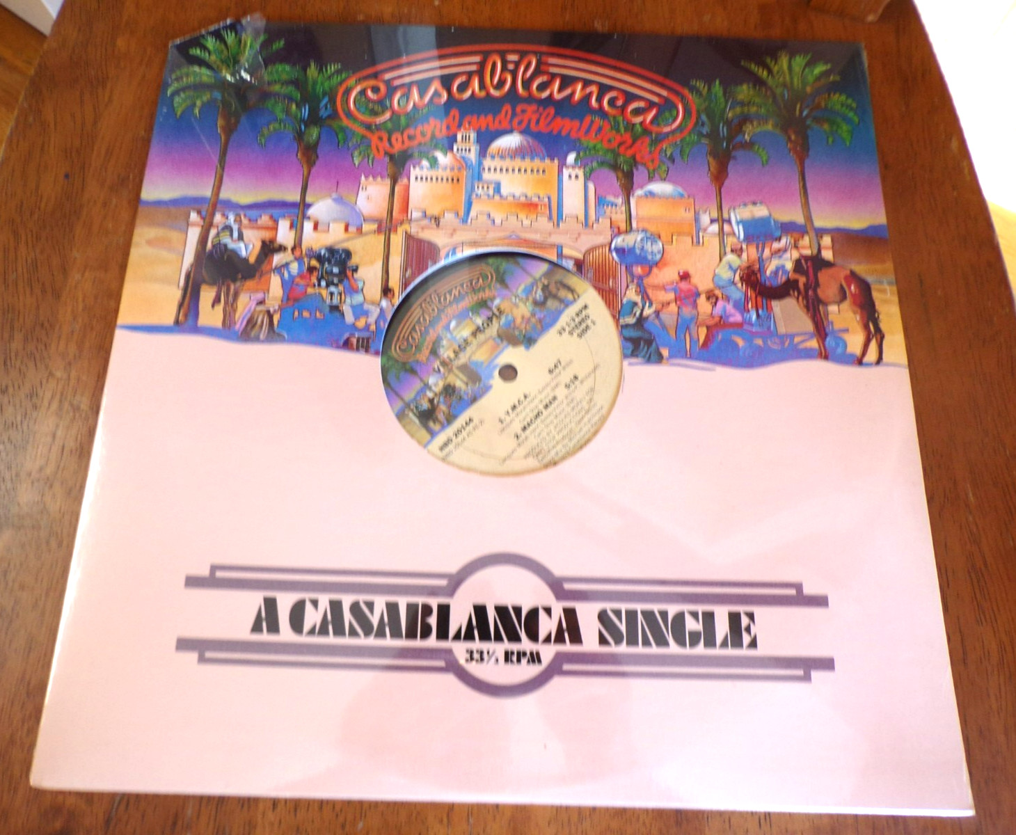 Village People Y.M.C.A. / Macho Man 1978 Disco 12'' Single Sealed Cut Out