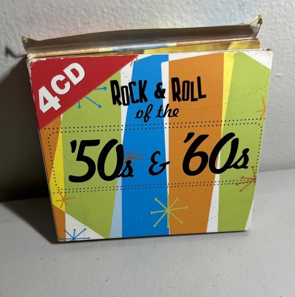 CD - Rock & Roll of the 50s & 60s - Various Artists - 4 CD Set. 2005. Preowned