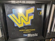WWF THE MUSIC VOLUME 2 Vinyl LP NEW & SEALED WWE Vol Two Rare picture