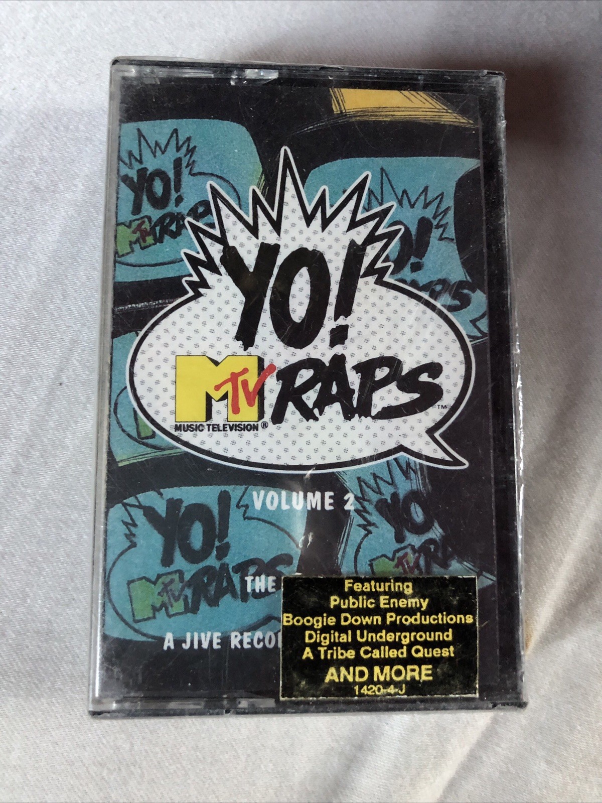 Yo MTV Raps The Cassette Vol. 2 1992 Hip Hop New Sealed Hype Sticker NEW