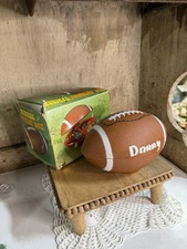 Vintage Football Music Jewelry Box With 