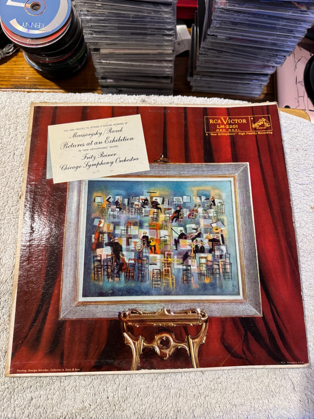 Moussorgsky/Ravel Pictures at an Exhibition - Fritz Reiner LP - GOOD CONDITION