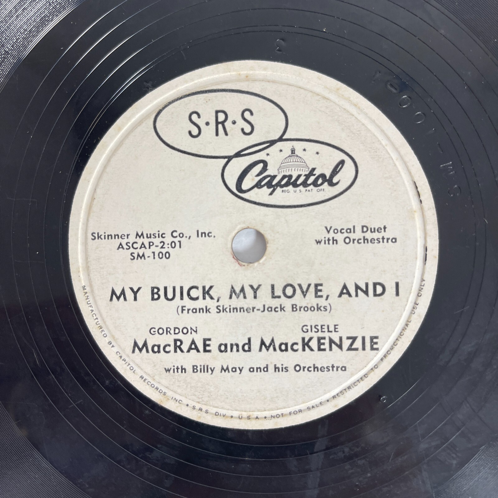 The Mellomen With Billy May And His Orchestra – My Buick, My Love, And I 10