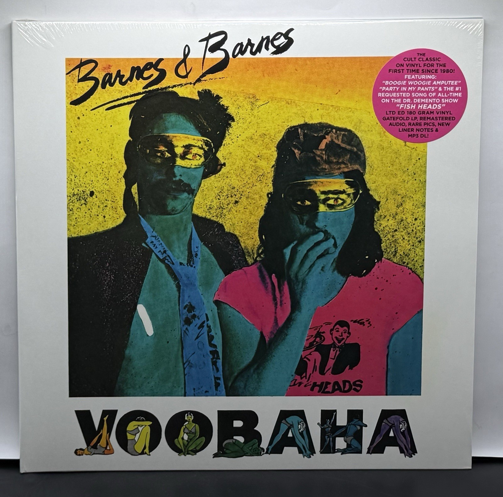 Barnes & Barnes Voobaha 180g Neon Purple Vinyl LP New Sealed Limited 150 Copies