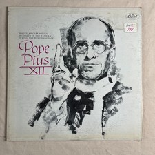 POPE PIUS XII Holy Year Ceremonies Recorded In The Vatican 1958 Vinyl LP - VG+ picture